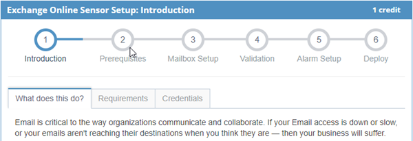 Example of Private Sensor Setup Steps