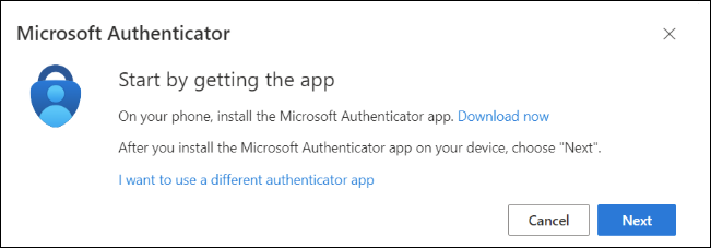 Use a different authenticator app