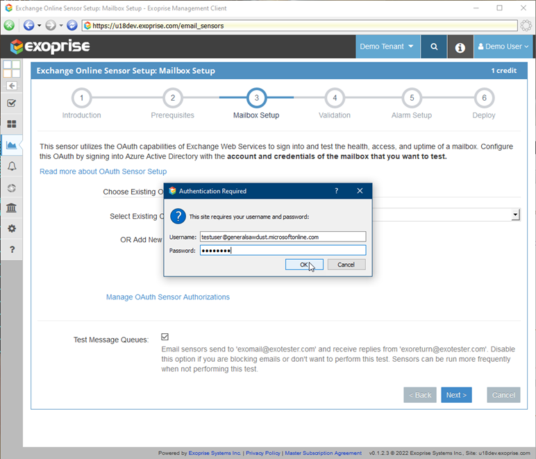 Optionally, you may be prompted to use Single Sign On within your environment