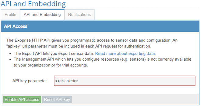 Enable API Access